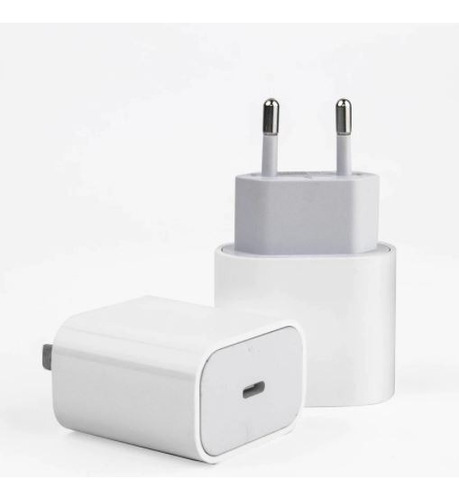 Cargador Enchufe Usb - C Para iPhone Carga Rápida 20w Certificado