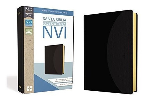 Libro : Santa Biblia Nvi, Ultrafina, Negra - Nueva Version