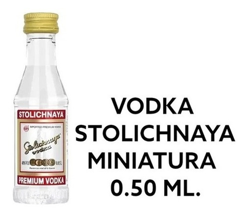 Vodka Stolichnaya Miniatura 0.50 Ml.