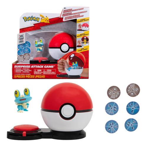 Pack Pokemon Ataque Sorpresa - Figura Froakie + Poke Ball