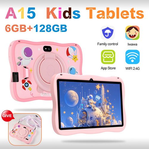 Ergonómica Tableta Infantil Hancdon A15 Kids 8 Android 12