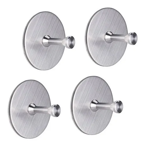 Menz colgador toalla baño sin taladro SET de 5 - ganchos adhesivos para  pared diseño moderno colgadores resistentes negros perchas adhesivas fuertes  : : Bricolaje y herramientas