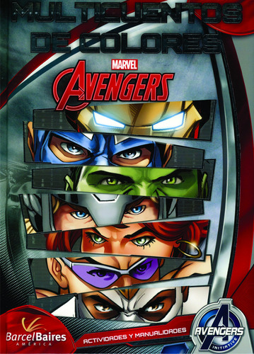 Multicuentos De Colores Marvel Avengers  Con Actividades 