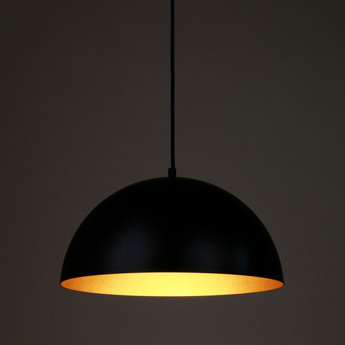 Lámpara De Techo Colgante Moderna Diseño Minimalista Dh-5110 Estructura Negro - Dorado