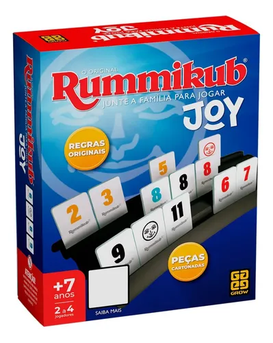 Jogo De Estratégia E Raciocínio Rummikub Joy Original Grow