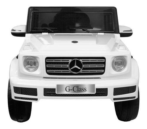 Carro Bateria P/ Crianças Mercedes G500 6v Bivolt Evolux Cor Branco