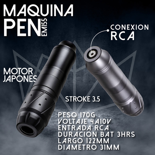 Kit De Tatuaje Soulflower Principiante Maquina Pen 23 Piezas