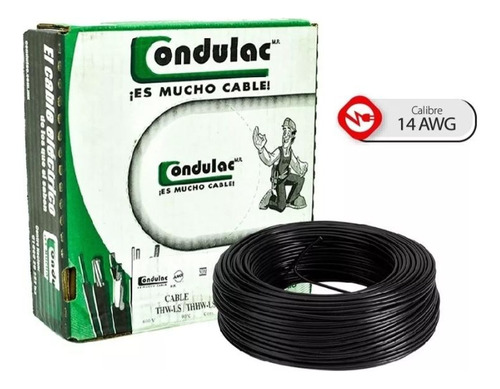 Caja X 100mts Cable Calibre 14 Thw-ls Cxlac Condulac