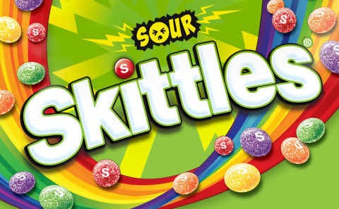 Skittles Sour Single 51g *importados*
