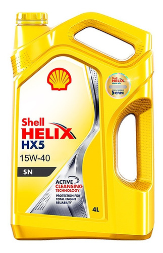 Aceite 15w40 Hx5 Shell - Nafta X 4 L - Blanis