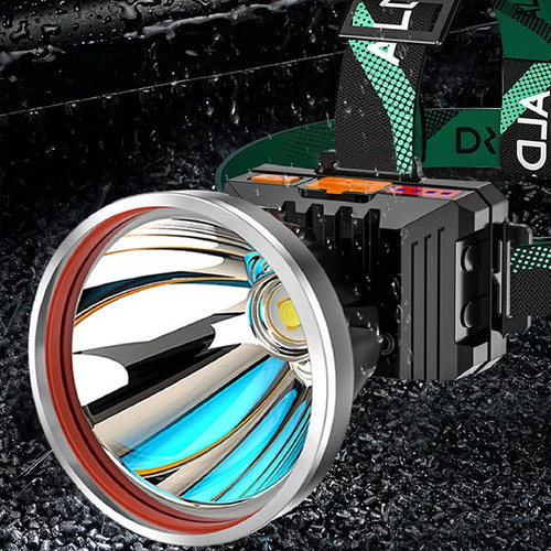 Lampara Cabeza Recargable Linterna Frontal Led