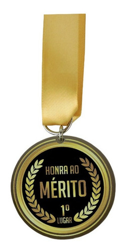 5un. De Medalhas De Honra Ao Mérito 5,5cm De Diâmetro