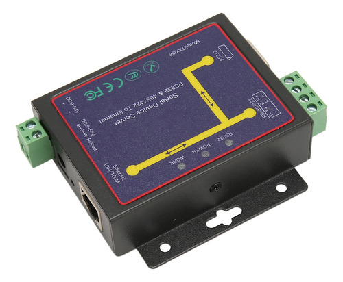 Convertidor Rs232 A Ethernet Adaptador Serie Rs485 Rs422 De