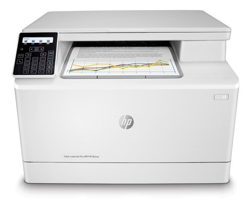 Impresora a color multifunción HP LaserJet Pro M182nw con wifi blanca 220V - 240V