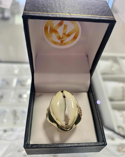 Anillo Oro 9 K Con Buzio (solo Por Pedido A Medida)