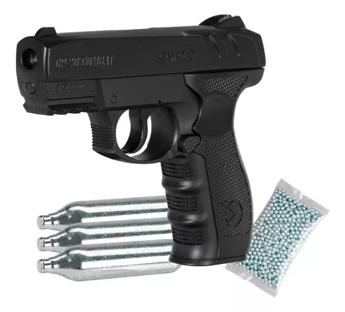 Pistola Co2 Gamo Gp 20 Combat 4,5mm Balines Garrafa