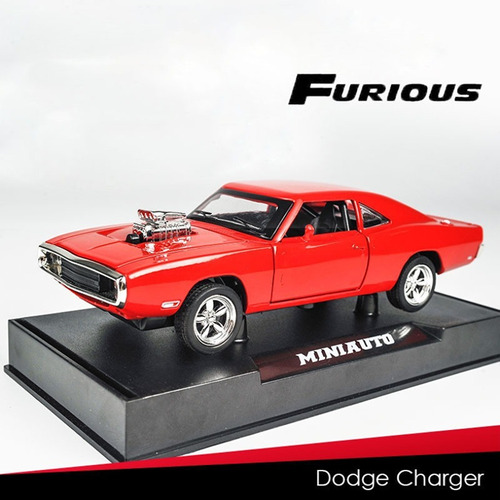 Dodge Charger 1969 Rapido Y Furioso Muscle Clásico 1:32