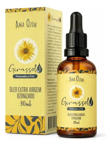 Óleo De Ozônio Super Concentrado Ozonioterapia 30ml Natural e Veg...