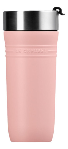 Caneca Térmica On The Go Le Creuset Shell Pink 350 Ml Cor Rosa