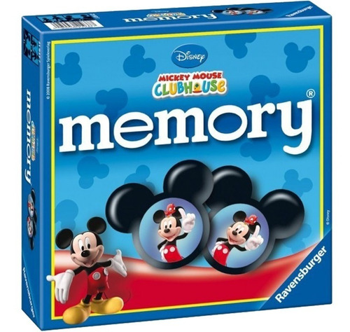 Memoria Club De Mickey Mouse Ravensburger 72 Cartas 36 Pares