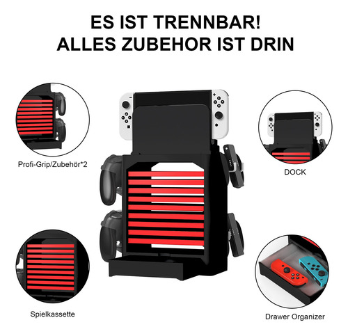 Video Game Holder Controller Organizer For Ns Switch