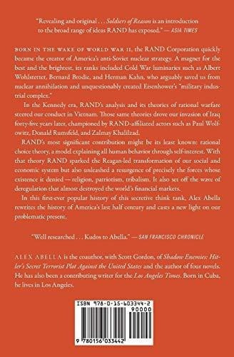 Soldiers Of Reason The Rand Corporation And The Rise, De Abella, A. Editorial Mariner Books En Inglés