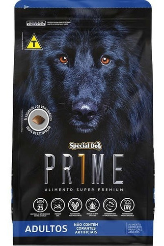 Alimento Ração Special Dog Prime Cães Adultos 3kg Super Prem