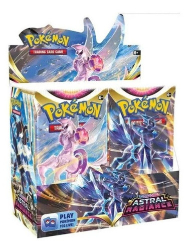 Caja De Sobres Pokémon, Espada Y Escudo, Brillante, Reciclad Personaje Ast