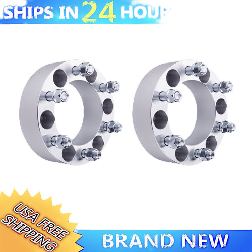 2 X |  6x5.5 Rueda Separadores Adaptadores 12x1.5 Clavos 2  