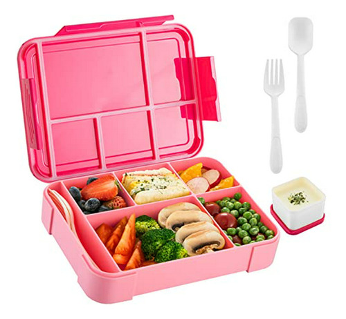 Fiambrera Bento Para Niños Con Cuchara Y Tenedor, Recipiente