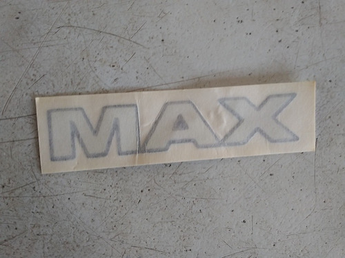 Emblema Calcomania Siglas Max Para Ford Fiesta Max
