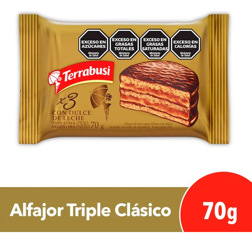 Alfajor Terrabusi Clásico Caja X 48un