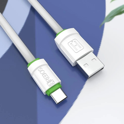 Cabo Carregador Celular Turbo 1,2 Metros Usb-c Hrebos Hs-124