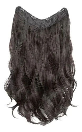 --peluca V60, Marrón Liso, Negra, Para Mujer, Pelo Largo Y R