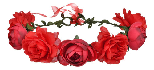 Diadema De Flores Corona De Flores Para El Cabello Diadema