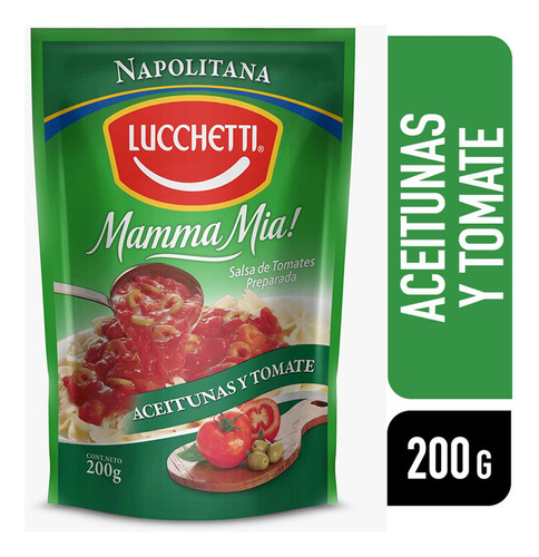 Salsa De Tomate Mamma Mia Dp 200gr Napolitana(3 Unid )super