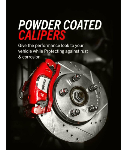 Power Stop Front S4974 Par De Calibradores Con Recubrimiento