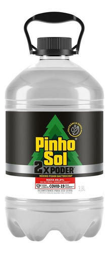 Desinfetante Pinho Sol 2x Poder Fragrância Suave 3800ml