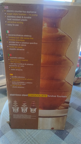 Fondue O Fuente Chocolate Profesional (Usado)