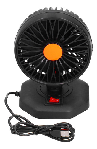 Ventilador De Coche, Ventilador De Escritorio Pequeño Redond