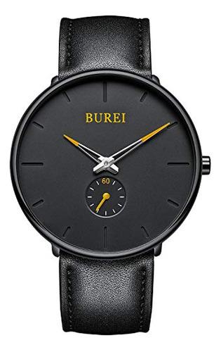 Burei Hombres Moda Minimalista Wrist Watch B07vn4pw3g_210324