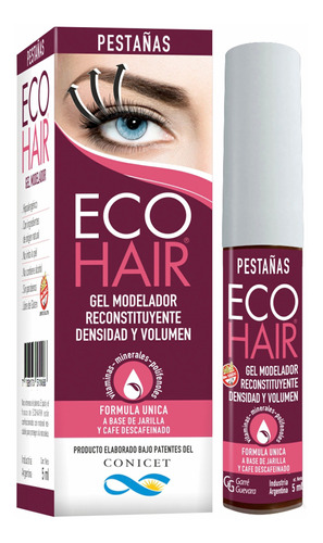 Eco Hair Gel Reconstituyente De Pestañas Engrosador