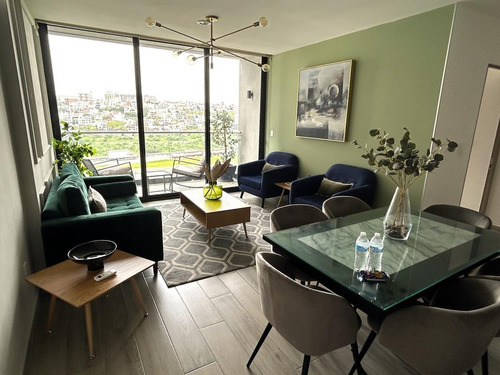 Departamento En Venta/renta A La Entrada De Querétaro Totalmente Amueblado Condominio Motto.