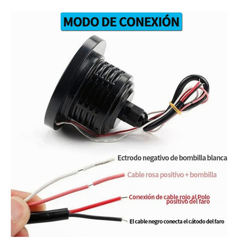 Un Par De Faros Antiniebla Led 3,5in Ojos De Ángel