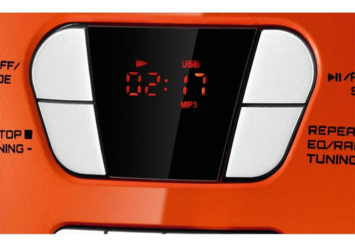 Rádio Portátil Mondial Bx-18 8w Bluetooth Bivolt 110v/220v Laranja
