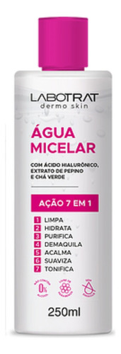 Agua Micelar 250ml Labotrat Limpeza Hidratação Tonificação