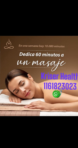 Masajes En Gral.kinesiología En San Justo Y A Domicilio.