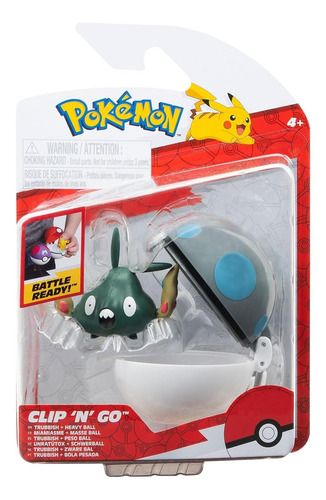 Pokemon Clip ´n´ Go - Trubbish + Heavy Ball
