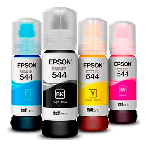 Pack De Tinta Epson T544 Serie L3210, L3250, L5290.