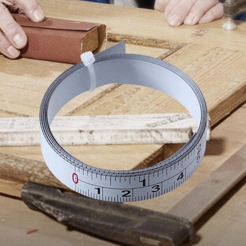 Fita Métrica De Metal Com Suporte, Régua De Bancada 2m R